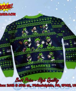 seattle seahawks mickey mouse postures ugly christmas sweater 3 TiqxG