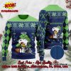 Seattle Seahawks Santa Claus In The Moon Ugly Christmas Sweater