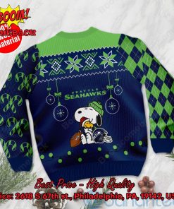 seattle seahawks peanuts snoopy ugly christmas sweater 3 GxAJG
