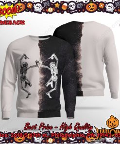 Skeleton Dance Halloween Ugly Christmas Sweater