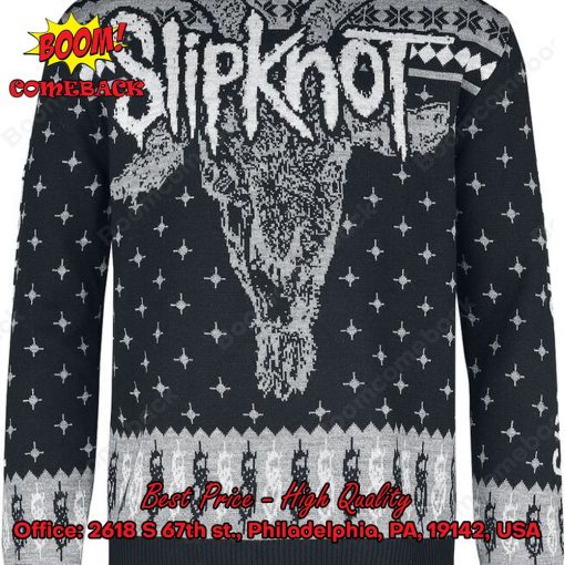 Slipknot Heavy Metal Band Black Christmas Jumper