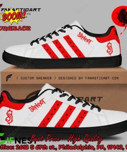 Slipknot Red Stripes Style 1 Adidas Stan Smith Shoes
