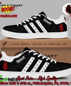 Slipknot White Stripes Style 1 Adidas Stan Smith Shoes
