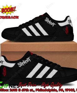 Slipknot White Stripes Style 2 Adidas Stan Smith Shoes