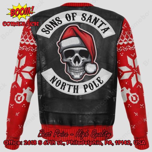 Sons of Santa North Pole Chapter Ugly Christmas Sweater