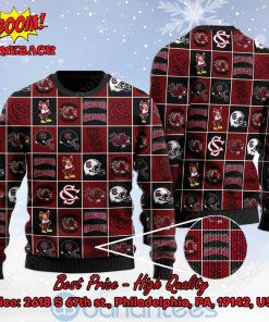 South Carolina Gamecocks Logos Ugly Christmas Sweater