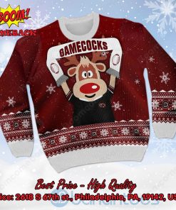 South Carolina Gamecocks Reindeer Ugly Christmas Sweater