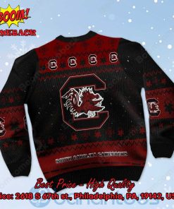 south carolina gamecocks snoopy dabbing ugly christmas sweater 3 meKbK