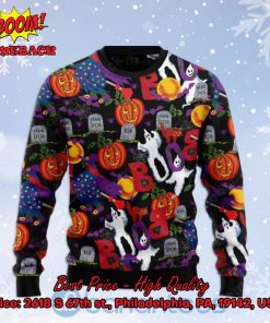 Spooky Boo Halloween Christmas Sweater