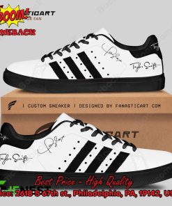 taylor swift black stripes adidas stan smith shoes 3 9l6g2