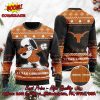 Texas Longhorns Personalized Name Ugly Christmas Sweater