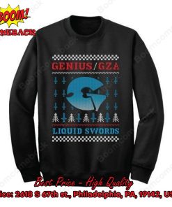 The Genius GZA Rapper Liquid Swords Album Christmas Jumper