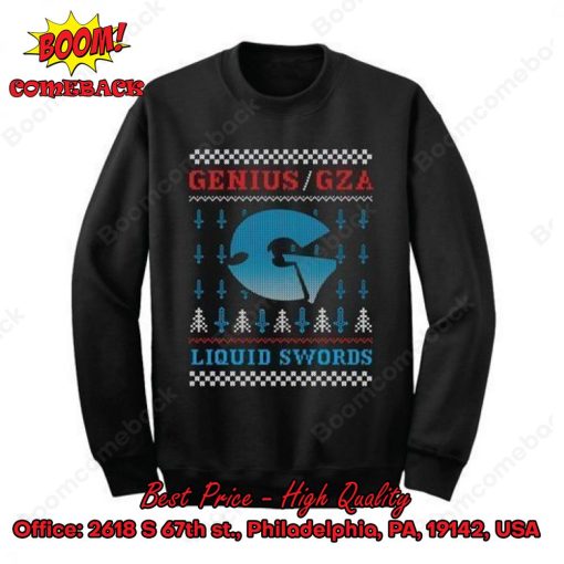 The Genius GZA Rapper Liquid Swords Album Christmas Jumper