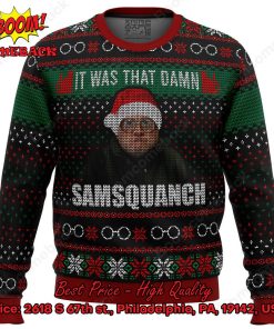 Trailer Park Boys Samsquanch Ugly Christmas Sweater