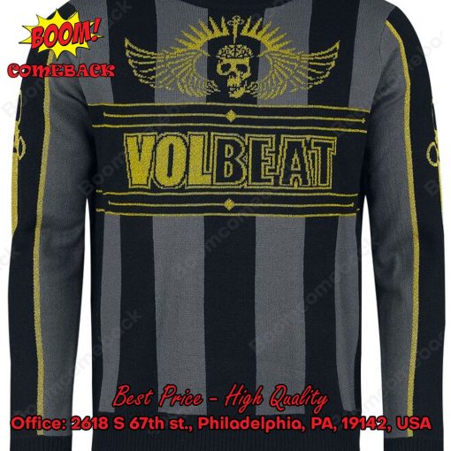 Volbeat Rock Band Yellow Christmas Jumper