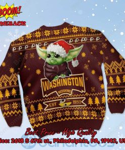washington redskins baby yoda santa hat ugly christmas sweater 3 YJcgL