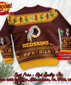 washington redskins grateful dead santa hat ugly christmas sweater 3 9FrZa
