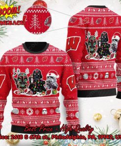 Wisconsin Badgers Star Wars Ugly Christmas Sweater