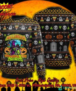 Witch Pumpkin It’s the Most Wonderful Time of the Year Halloween Ugly Christmas Sweater