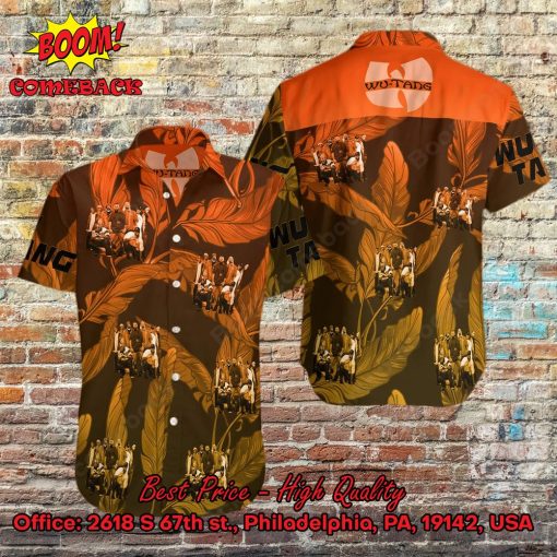 Wutang Clan Cream Hawaiian Shirts