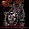 ACDC Rock Band Baby Yoda 3d Printed Hoodie