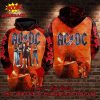 ACDC Rock Band Punisher Skull 3d Printed Hoodie