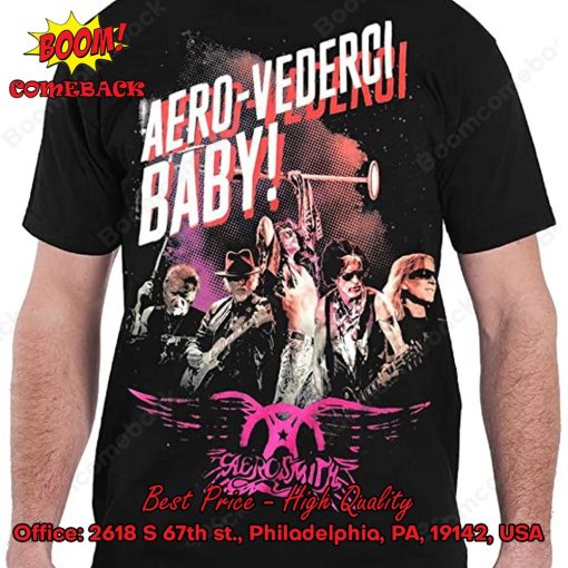 Aerosmith Rock Band Aero-Vederci Baby Tour 3d Printed T-shirt Hoodie