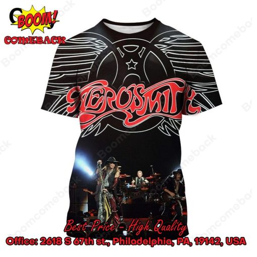 Aerosmith Rock Band Performance 3d Printed T-shirt Hoodie