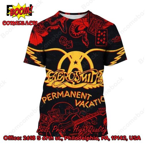 Aerosmith Rock Band Permanent Vacation 3d Printed Hoodie And T-shirt