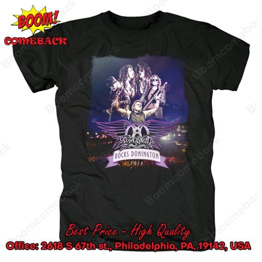 Aerosmith Rock Band Rocks Donington 2014 Album 3d Printed T-shirt Hoodie