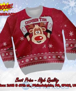 Alabama Crimson Tide Reindeer Ugly Christmas Sweater