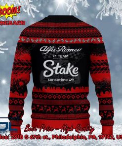 alfa romeo f1 team personalized name ugly christmas sweater 3 SU4pD
