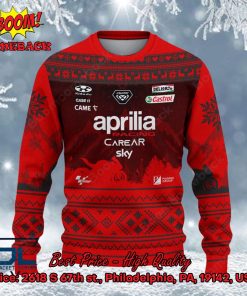 aprilia racing ugly christmas sweater 2 Xyl0M