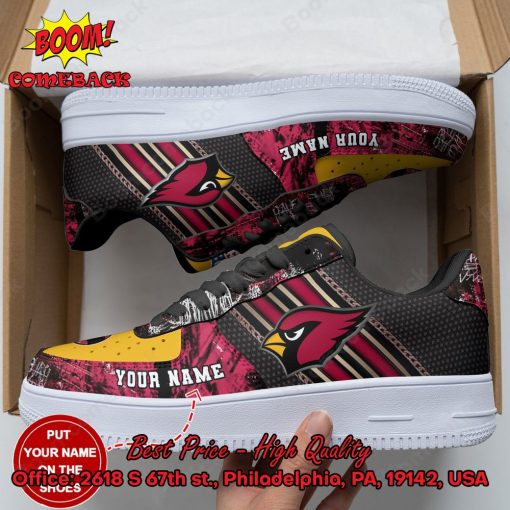 Arizona Cardinals Personalized Name Style 4 Air Force 1 Shoes