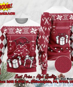 Arkansas Razorbacks Christmas Gift Ugly Christmas Sweater