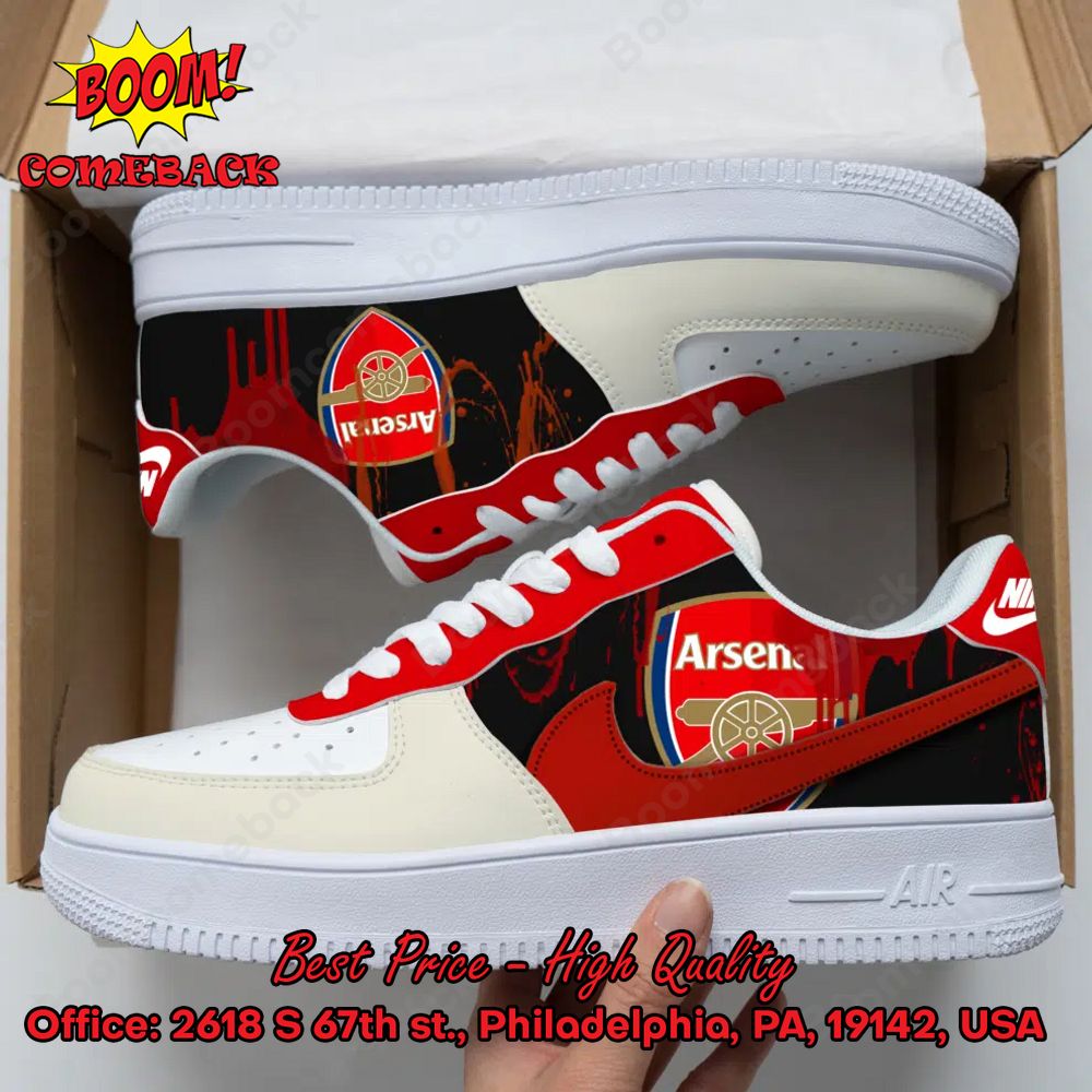 Arsenal Luxury Nike Air Force Sneakers