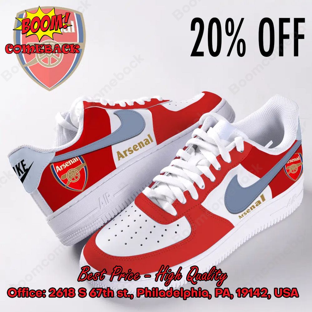 Arsenal Trending Nike Air Force Sneakers