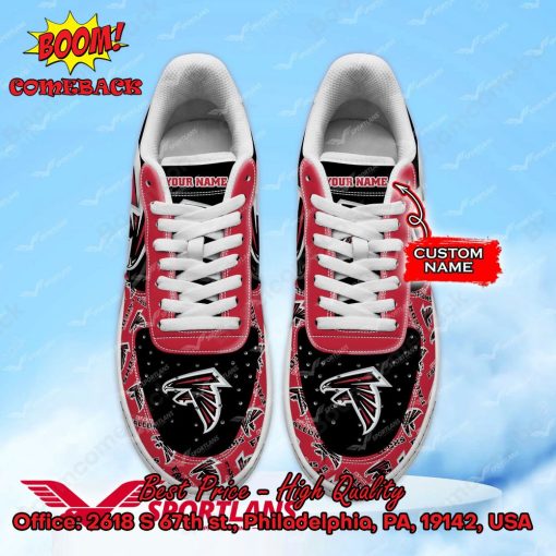 Atlanta Falcons Personalized Name Style 1 Air Force 1 Shoes