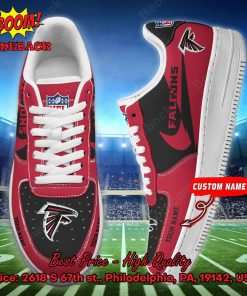 Atlanta Falcons Personalized Name Style 1 Nike Air Force 1 Shoes