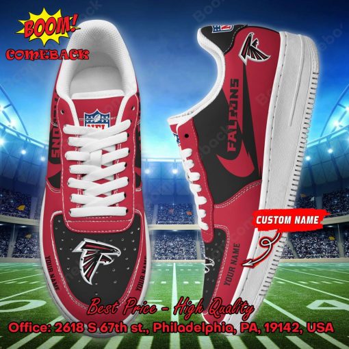 Atlanta Falcons Personalized Name Style 1 Nike Air Force 1 Shoes