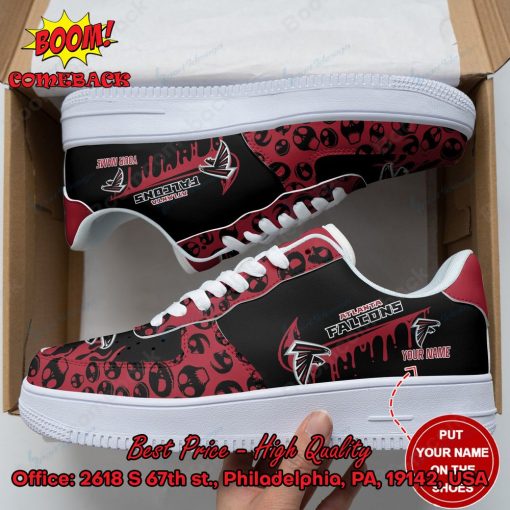 Atlanta Falcons Personalized Name Style 2 Nike Air Force 1 Shoes