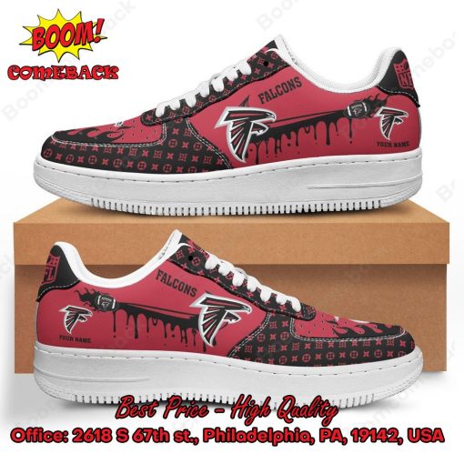 Atlanta Falcons Personalized Name Style 3 Nike Air Force 1 Shoes