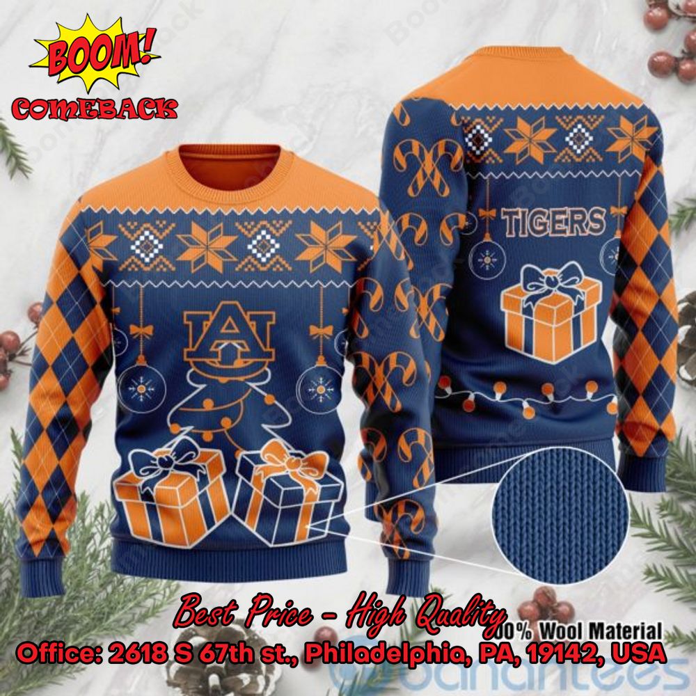 Auburn Tigers Christmas Gift Ugly Christmas Sweater
