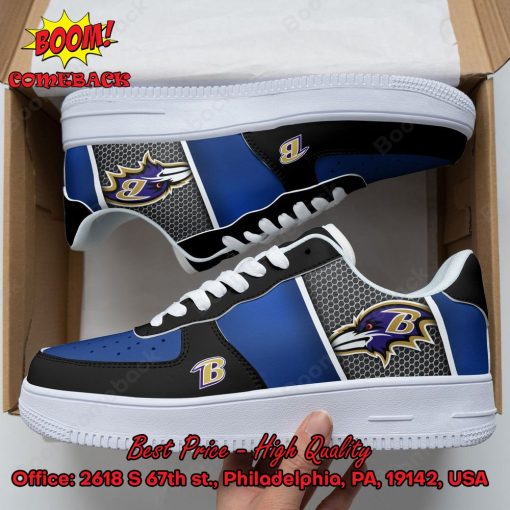Baltimore Ravens Style 1 Air Force 1 Shoes