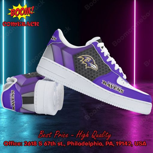 Baltimore Ravens Style 4 Air Force 1 Shoes