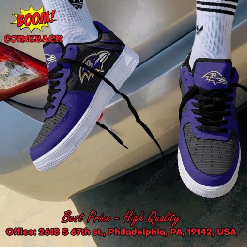 Baltimore Ravens Style 6 Air Force 1 Shoes