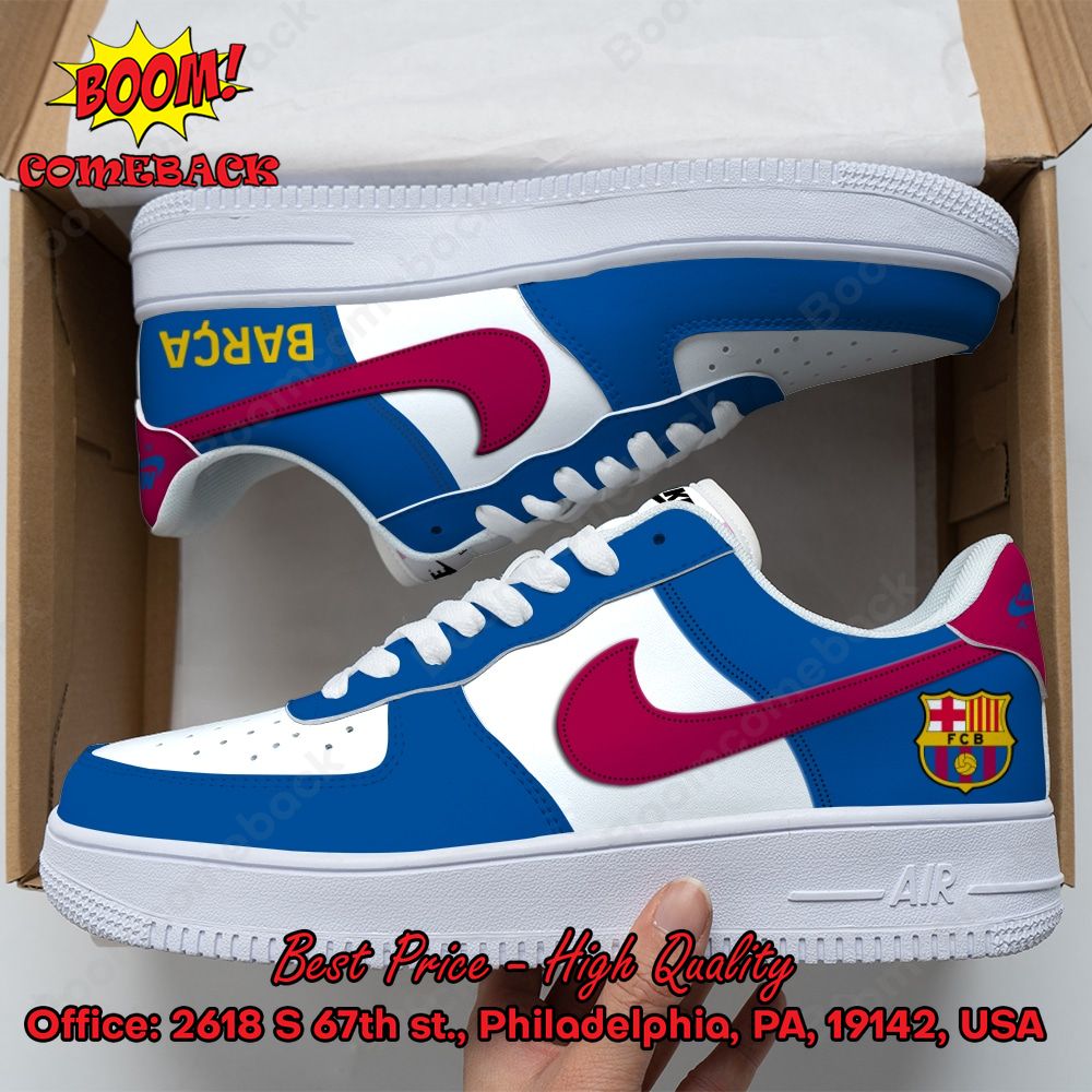 Custom Air Force 1 fc Barcelona BEST QUALITY Any Size AF1 