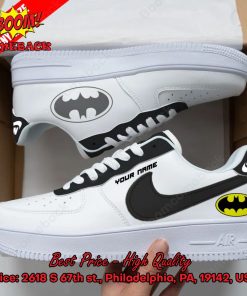 Batman Personalized Name Nike Air Force Sneakers