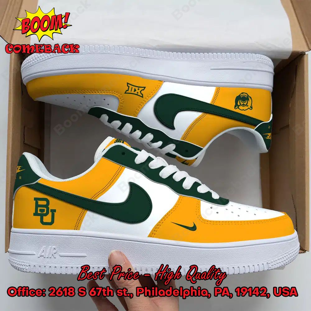 Baylor Bears NCAA Nike Air Force Sneakers