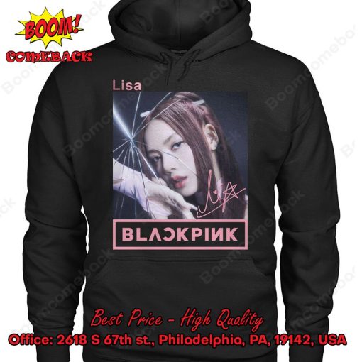 Blackpink Lisa Signature 3d Printed Hoodie And T-shirt